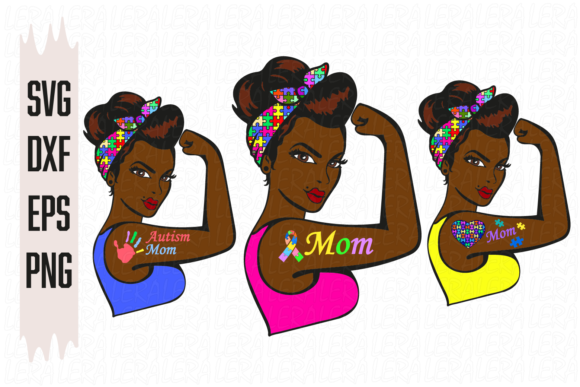 Afro Mom, Autism Mom Embroidery Review