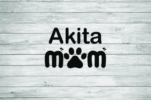 Akita Mom Graphics and Illustrations for Brand Identity