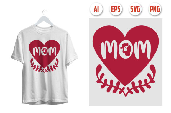 Mom T-shirt Design 18 Review: Graphics for Print Templates