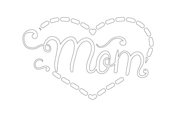Mothers Day Aset Love Mom Outline: Real-World Embroidery Review